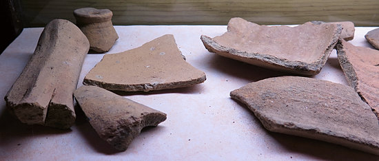 Photo: High-Status 14th or 15th Century Pottery Sherds