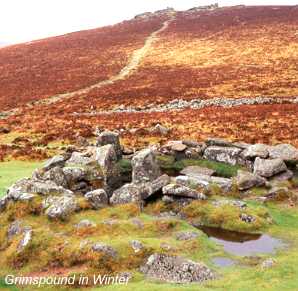 Photo of Grimspound in Winter