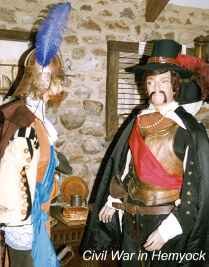 Photo: Hemyock Castle Civil War Tableau